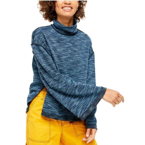 Free People We The Free Sunny Days Sweater Blue XS - Picture 1 of 11